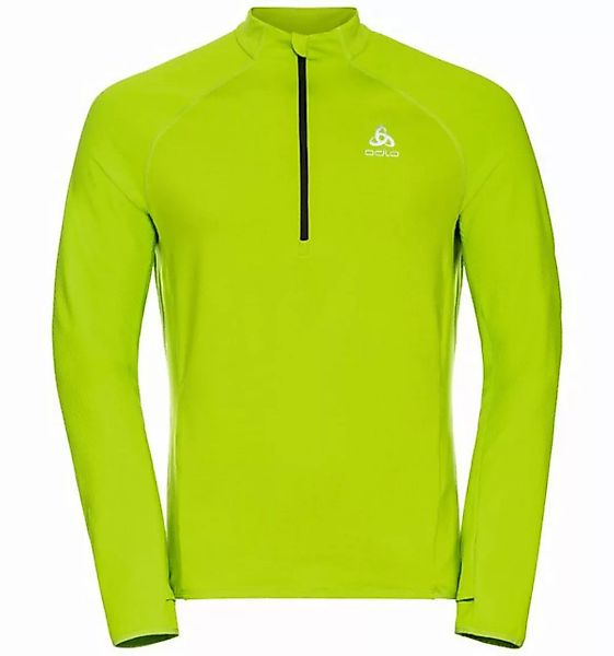 Odlo Sweatshirt Mid layer 1/2 zip ZEROWEIGHT lime green - black günstig online kaufen