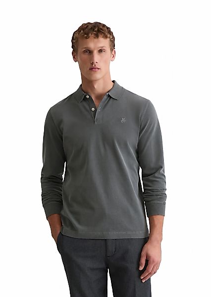 Marc OPolo Langarm-Poloshirt "aus soft-touch Bio-Baumwoll-Jersey" günstig online kaufen