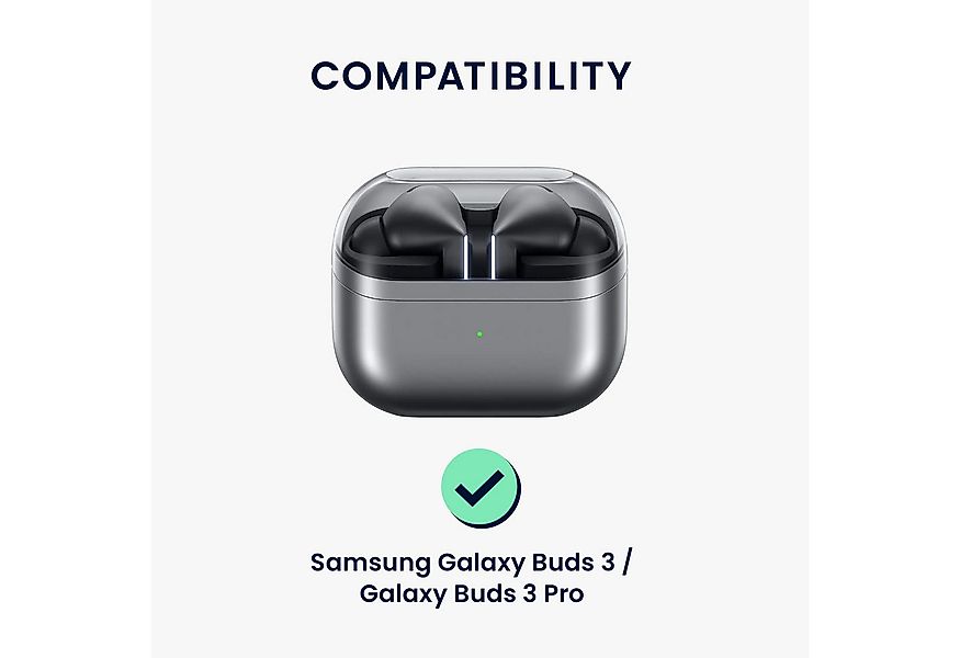 kwmobile Etui Hülle für Samsung Galaxy Buds 3 / Galaxy Buds 3 Pro Kopfhörer günstig online kaufen