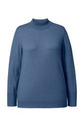 Ulla Popken Strickpullover Pullover Stehkragen Langarm günstig online kaufen