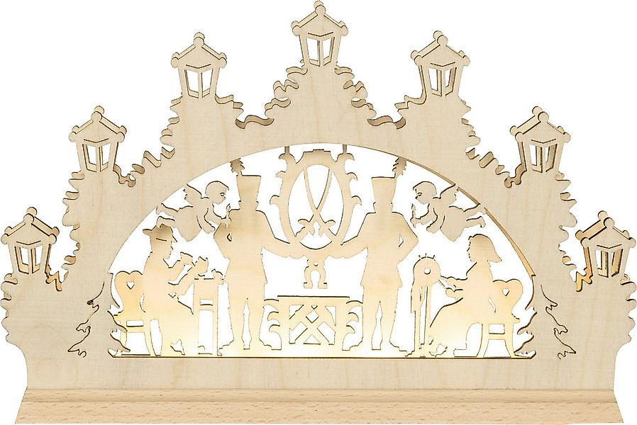 SAICO Original LED Lichterbogen Mini-Lichterbogen, Bergleute, mit LED-Strip günstig online kaufen