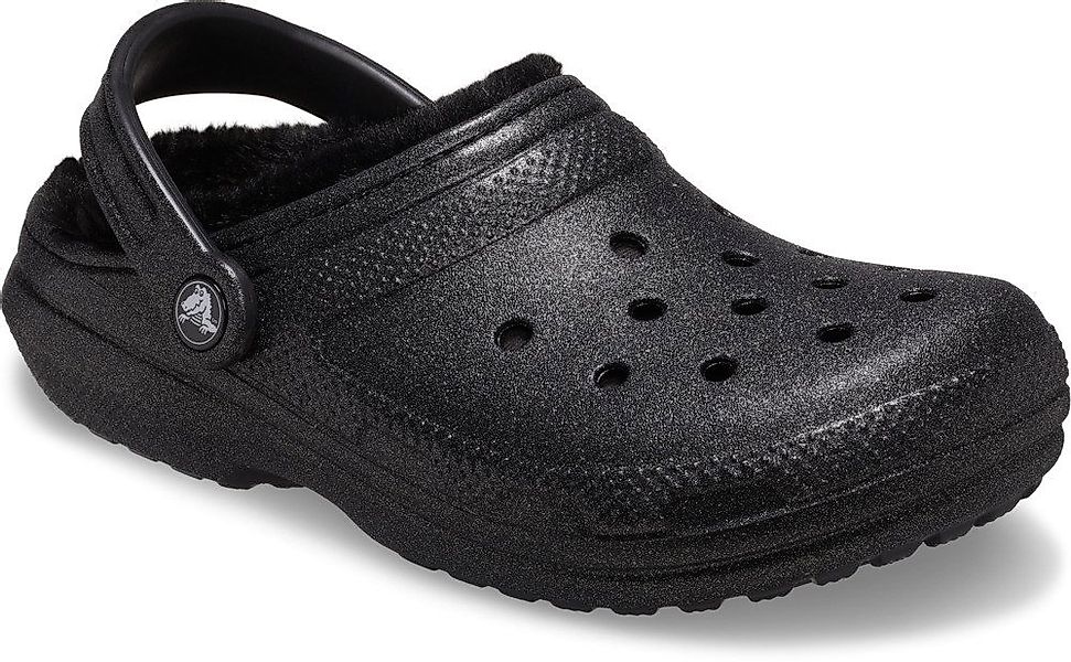 Crocs Classic Fuzz Lined Glitter Clog mit Lüftungsöffnungen günstig online kaufen