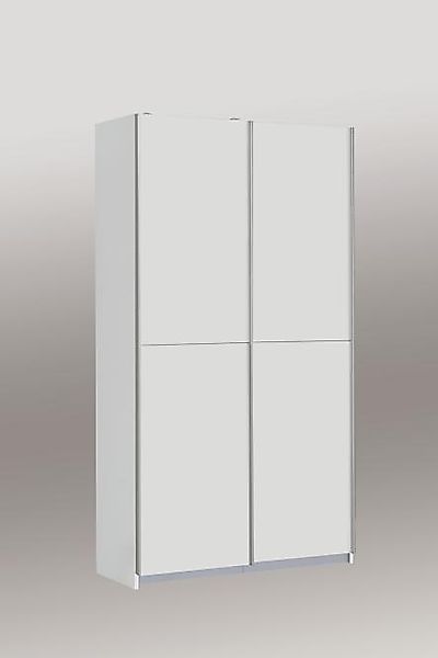 Mehrzweckschrank Kleiderschrank mit Schwebetüren 120 cm breit Weiß OHIO günstig online kaufen