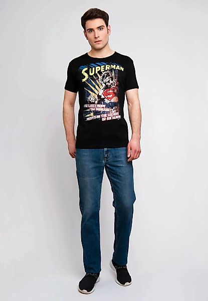 LOGOSHIRT T-Shirt "Superman", mit coolem Retro-Motiv günstig online kaufen