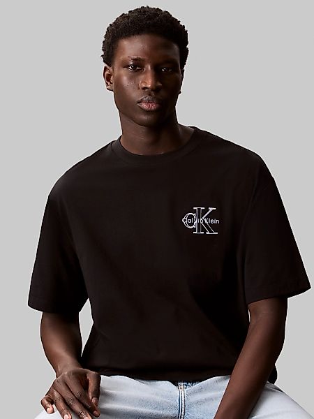 Calvin Klein Jeans T-Shirt "A- SS REL SEASONAL MONOLOGO TEE", Mit Rundhalsa günstig online kaufen
