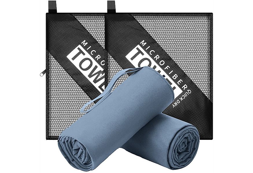 Mutig Sporthandtuch 2 Stück Set Mikrofaser Handtuch mit Transportbeutel sch günstig online kaufen