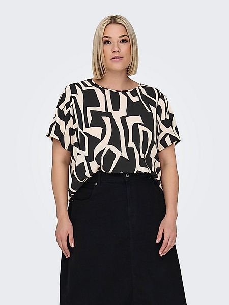 ONLY CARMAKOMA Shirtbluse CARVICA SS TOP WVN NOOS Materialmix, regular fit günstig online kaufen