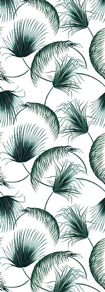queence Vinyltapete »Tropische Blätter-Grün« Motiv   bedruckt   botanisch günstig online kaufen