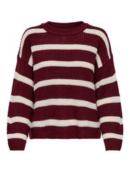 JDY Strickpullover JDYJUSTY L/S STRIPE PULLOVER günstig online kaufen