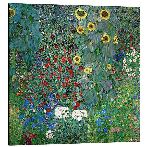 Posterlounge Wandbild Bauerngarten mit Sonnenblumen, Gustav günstig online kaufen