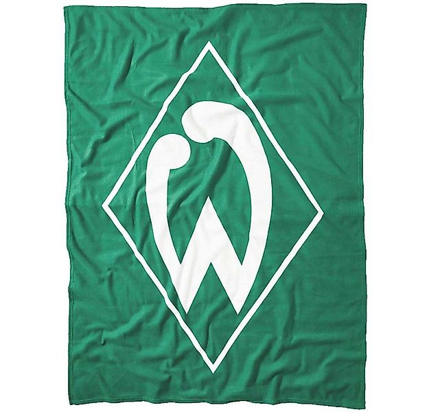 Werder Bremen Kunstfaserbettdecke SV Werder Bremen Fleecedecke Raute günstig online kaufen