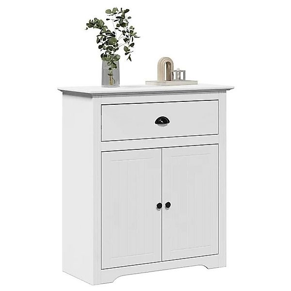 vidaXL Aufbewahrungsbox Flurschrank BODO Weiß 80x35x90 günstig online kaufen