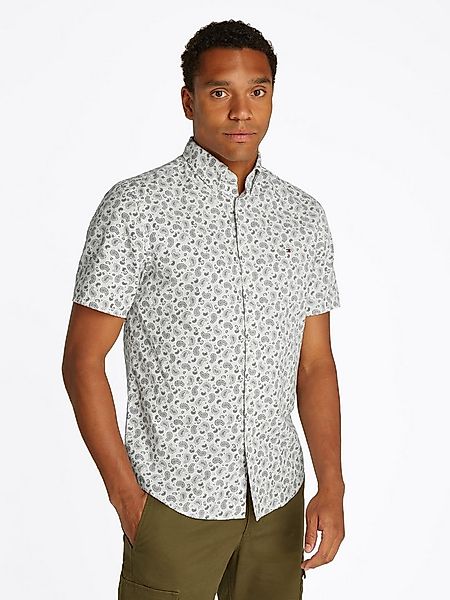 Tommy Hilfiger Kurzarmhemd COTTON LINEN PAISLEY Regular Fit SS SHIRT günstig online kaufen