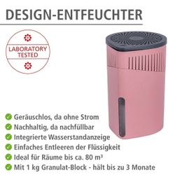 WENKO Luftentfeuchter "Drop" für 80 m³ Räume 1 x 1000 g günstig online kaufen