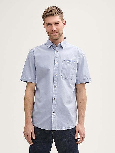 TOM TAILOR Langarmhemd Regular Fit Kurzarmhemd günstig online kaufen