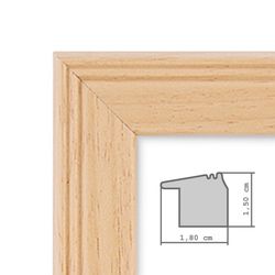 PHOTOLINI Bilderrahmen 3er Set im Landhaus-Stil günstig online kaufen
