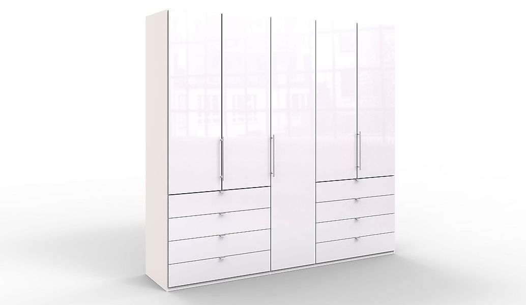 WIEMANN Falttürenschrank "Loft, hochwertige Glasfront, Metallgriffe, viel S günstig online kaufen