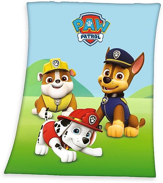 Kinderdecke Paw Petrol, PAW PATROL, mit Motiv, Kuscheldecke günstig online kaufen