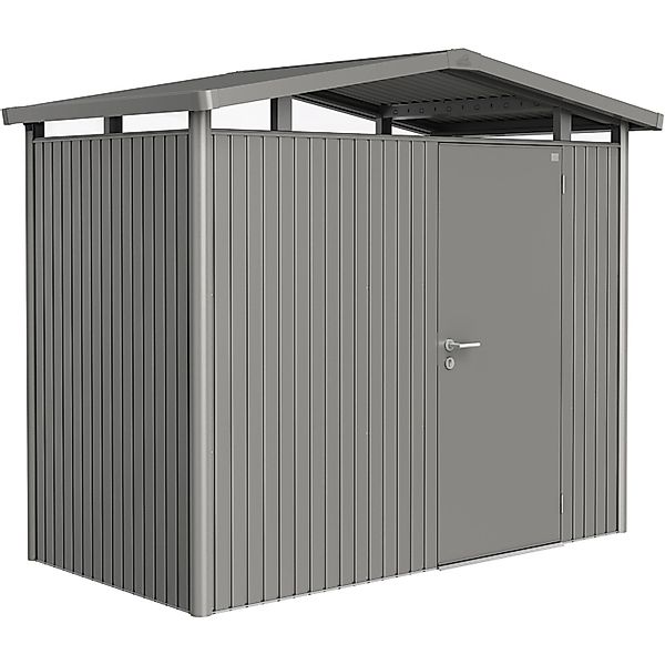 Biohort Gerätehaus "PANORAMA Gr. P1 quarzgrau-metallic mit Standardtür", au günstig online kaufen