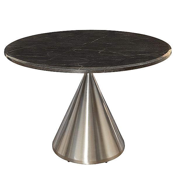 riess-ambiente Esstisch ELEGANCIA Ø130cm Marmor schwarz günstig online kaufen