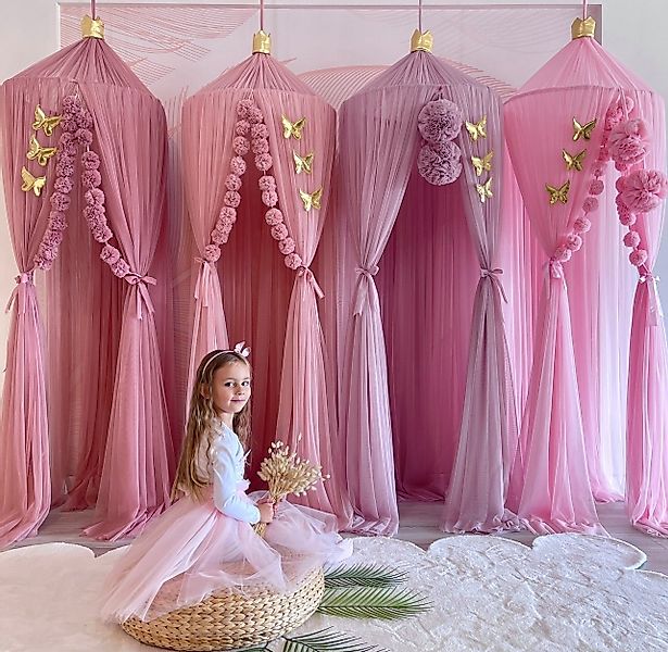 Baby Fancyroom Betthimmel Baldachin Kinderzimmer Betthimmel Babybett für Sc günstig online kaufen