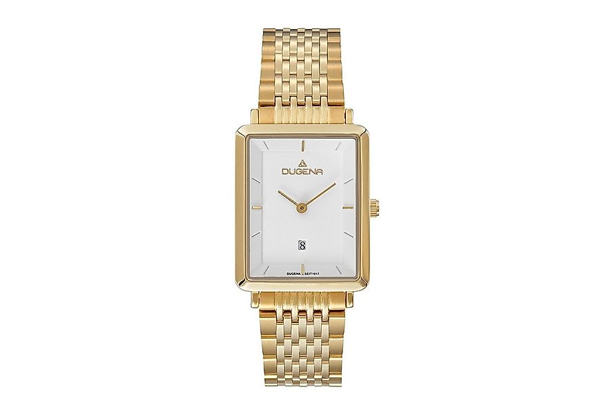 Dugena Quarzuhr Damenuhr 4461077 Sienna, Quarz, weißes Zifferblatt, Edelsta günstig online kaufen