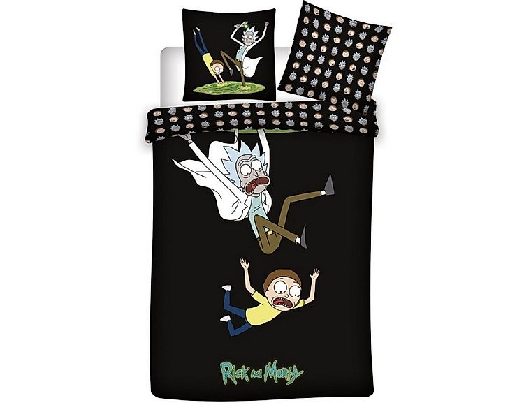 Rick and Morty Bettwäsche Bio-Bettwäsche-Set 140x200 cm 100% GOTS-zertifizi günstig online kaufen