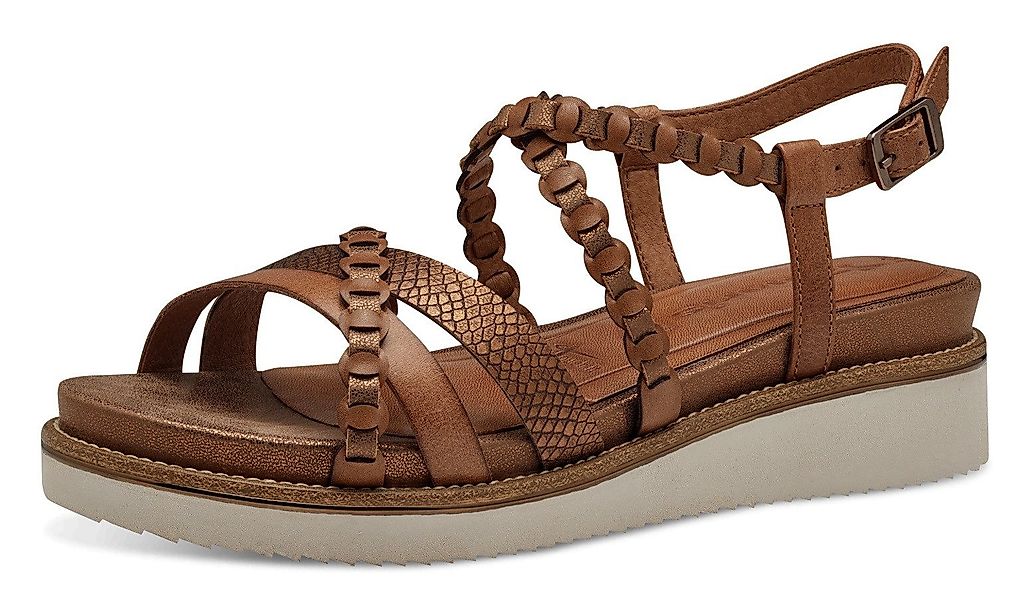 Tamaris Keilsandalette, Riemchensandale, Sommerschuh mit verstellbarer günstig online kaufen
