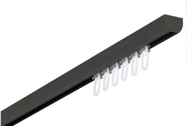 GARESA Gardinenschiene "400" 1 läufig-läufig Wunschmaßlänge Aluminiumschien günstig online kaufen
