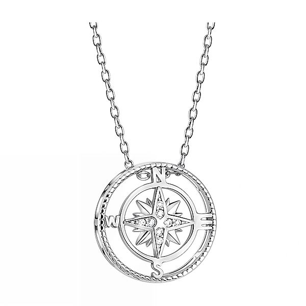 Sofia Milani Kette mit Anhänger Kompass, günstig online kaufen