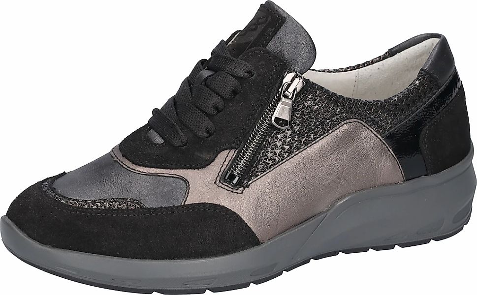 Waldläufer M-TONIA Schnürschuh Komfortschuh, Sneaker, Bequemschuh, Reißvers günstig online kaufen