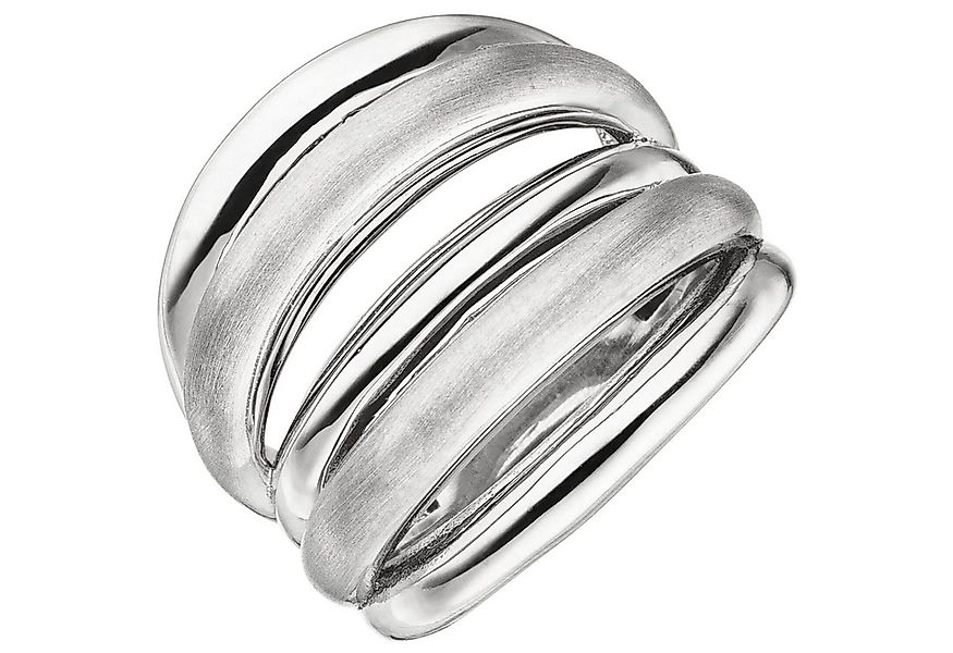 Schmuck Krone Silberring Breiter Ring 5-reihig aus 925 Silber, Silber 925 günstig online kaufen
