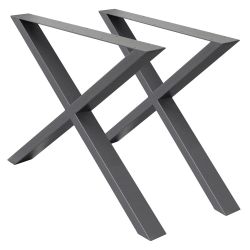 ECD Germany Tischbein 2x Tischbeine X-Design günstig online kaufen