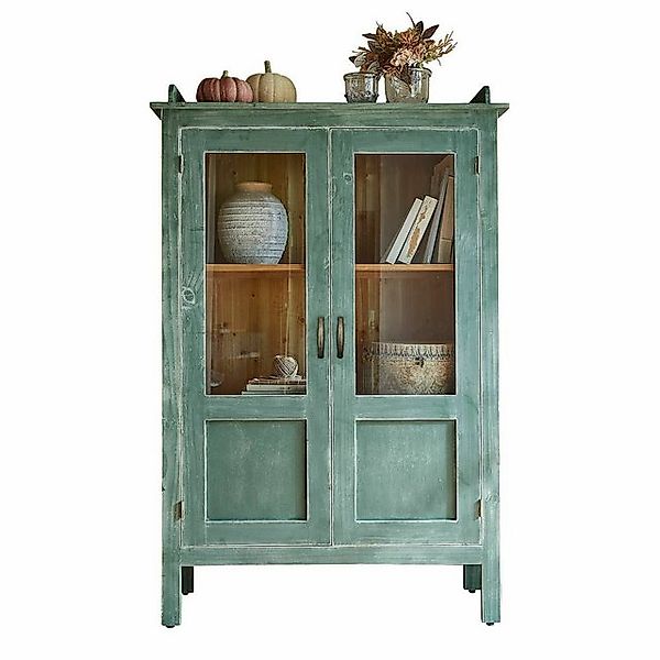 Mirabeau Vitrine Vitrine Nouvellese grün/braun günstig online kaufen