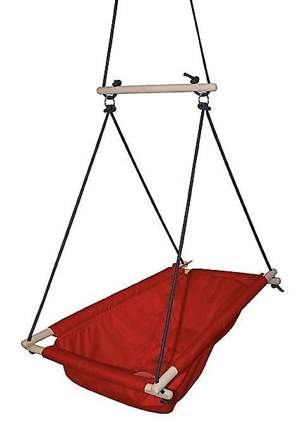 roba® Hängematte Hängesitz, rot, mitwachsende Babyschaukel günstig online kaufen