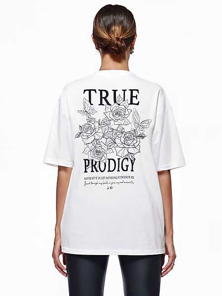 trueprodigy Oversize-Shirt Alex F Logoprint Rundhals günstig online kaufen