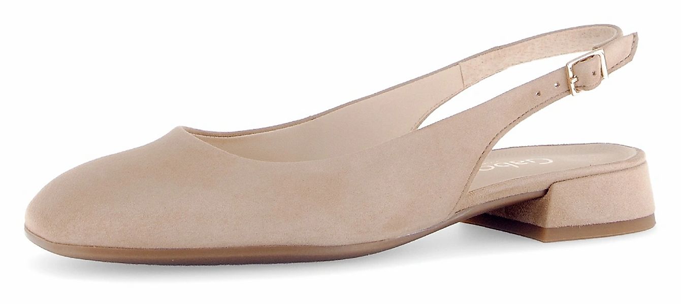 Gabor RHODOS Slingpumps, Blockabsatz, Businessschuh, verstellbares Riemchen günstig online kaufen