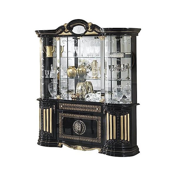 Interdesign24 Glasvitrine Bella (im Barock-Stil, mit Goldverzierungen, 8-Tü günstig online kaufen