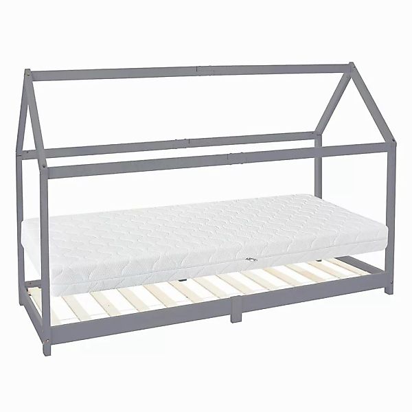 ML-DESIGN Spielbett Hausbett Kinderbett inkl. Lattenrost günstig online kaufen