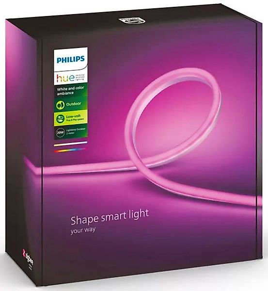 Philips Hue LED Stripe, LED Outdoor Lightstrip, 2m, 850 Lumen günstig online kaufen