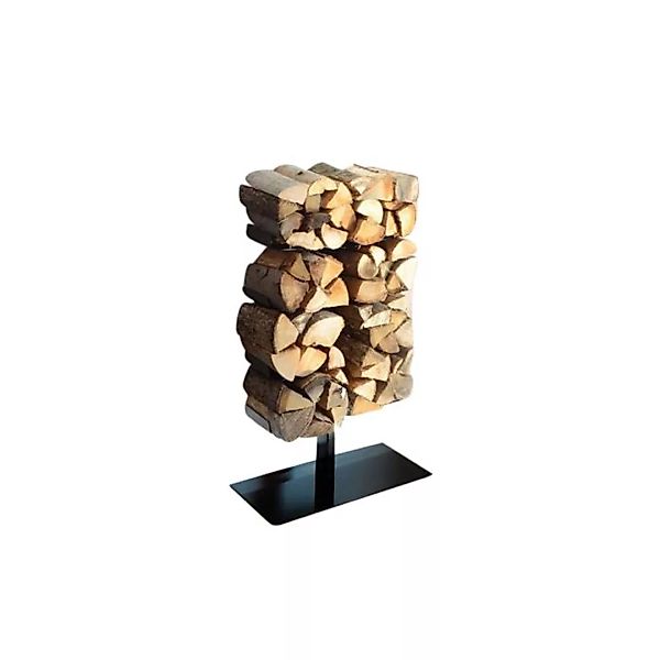 Radius - Wooden Tree Kaminholzregal mit Ständer - schwarz/Größe 1/BxHxT 61x günstig online kaufen
