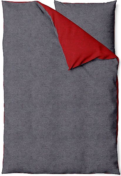 SETEX Wendebettwäsche "Feinbiber" 2 Stk. tlg. mit Wendefunktion günstig online kaufen