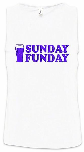 Urban Backwoods Tanktop Sunday Funday Ärmelloses T-Shirt Bier Beer Wochenen günstig online kaufen