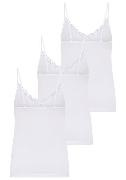 YSABEL MORA Unterhemd BASIC COLLECTION COTTON WITH LACE (3er Pack) das perf günstig online kaufen