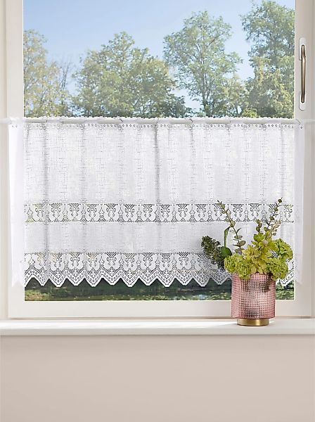 Scheibengardine Durchzuglöcher 1 Stk. tlg. günstig online kaufen