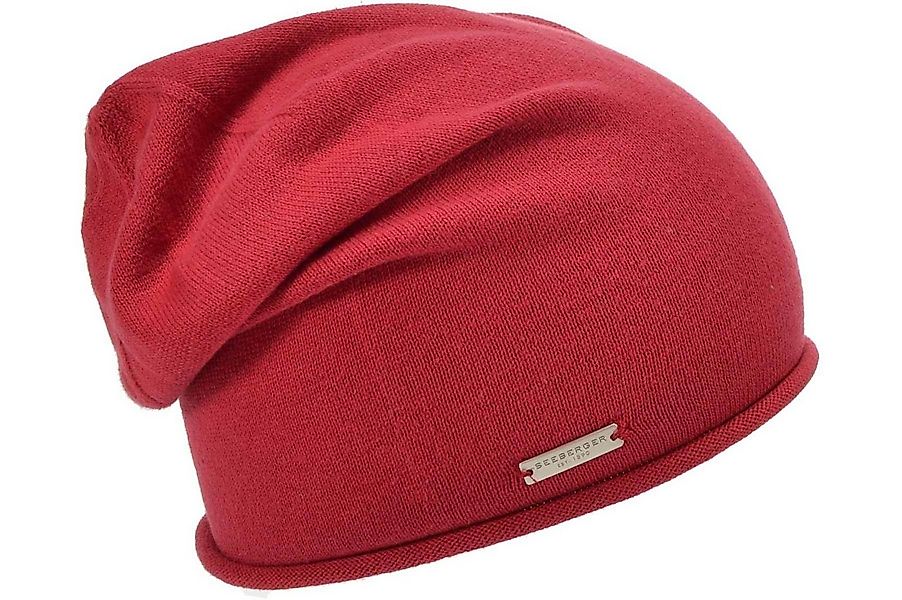 Seeberger Beanie 100% Baumwoll Headsock mit Rollkante 53605-0 günstig online kaufen