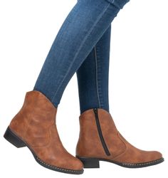 Rieker Cowboy Stiefelette, Westernstiefelette, Stiefelette, Blockabsatz günstig online kaufen