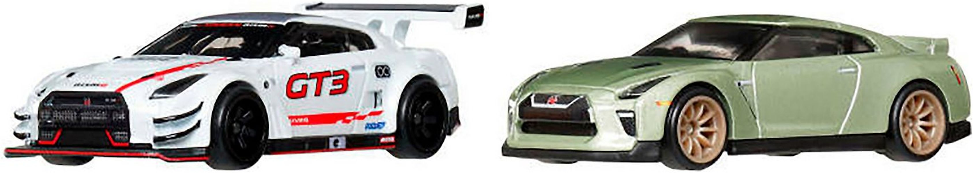 Hot Wheels Spielzeug-Auto Premium Car Culture, Nissan GTR 2-Pack, (Set, 2-t günstig online kaufen