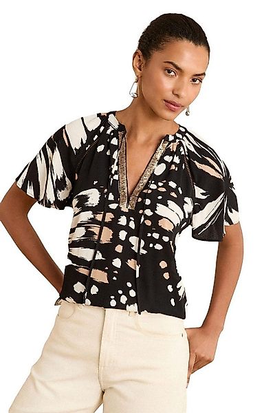 Love & Roses Paillettenshirt Love & Roses Bluse mit Pailletten, Regular (1- günstig online kaufen