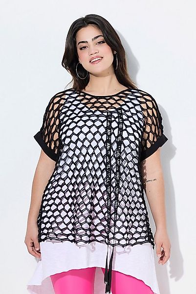 Angel of Style T-Shirt T-Shirt Boxy Fit Netz-Jersey günstig online kaufen